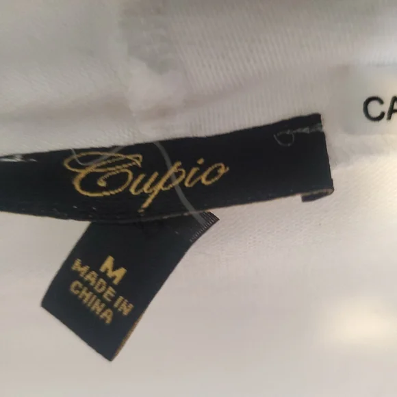 White Ruched Open Cardigan – Size M - Picture 3 of 5